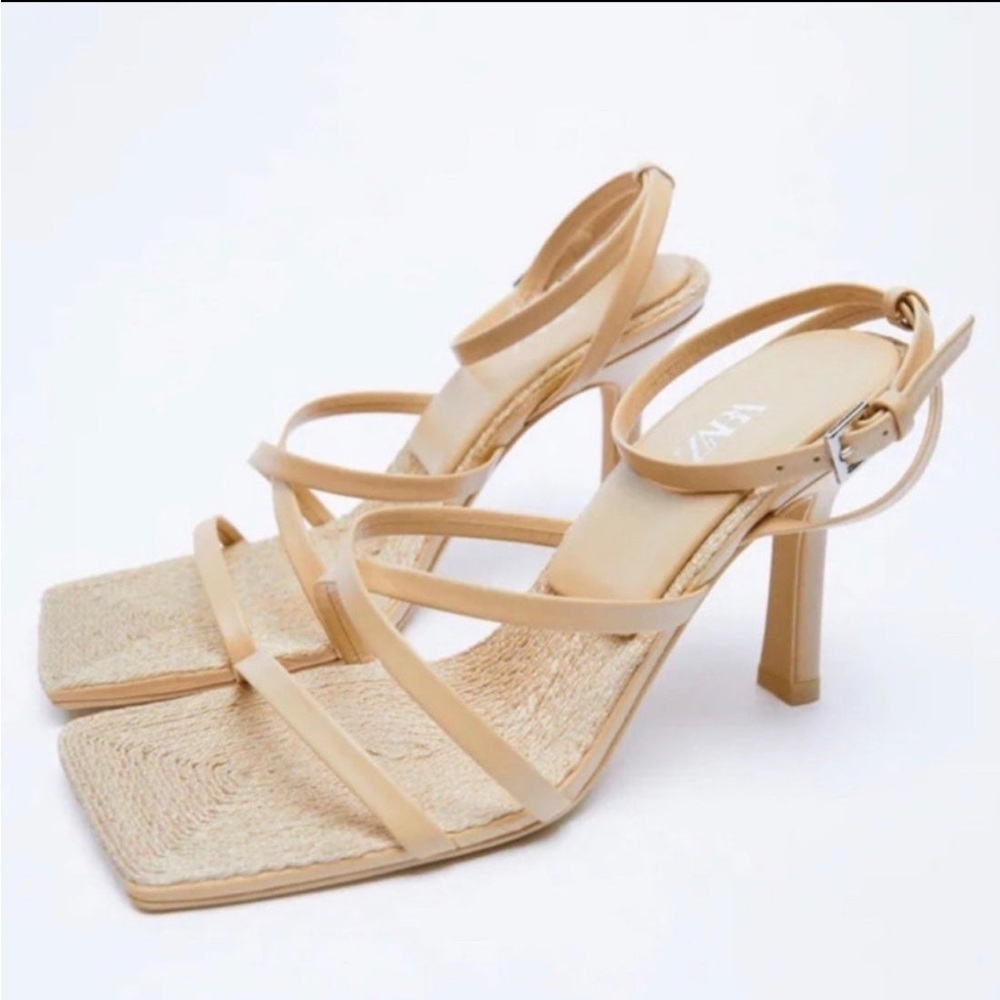COPY - Zara Jute Leather Sandals